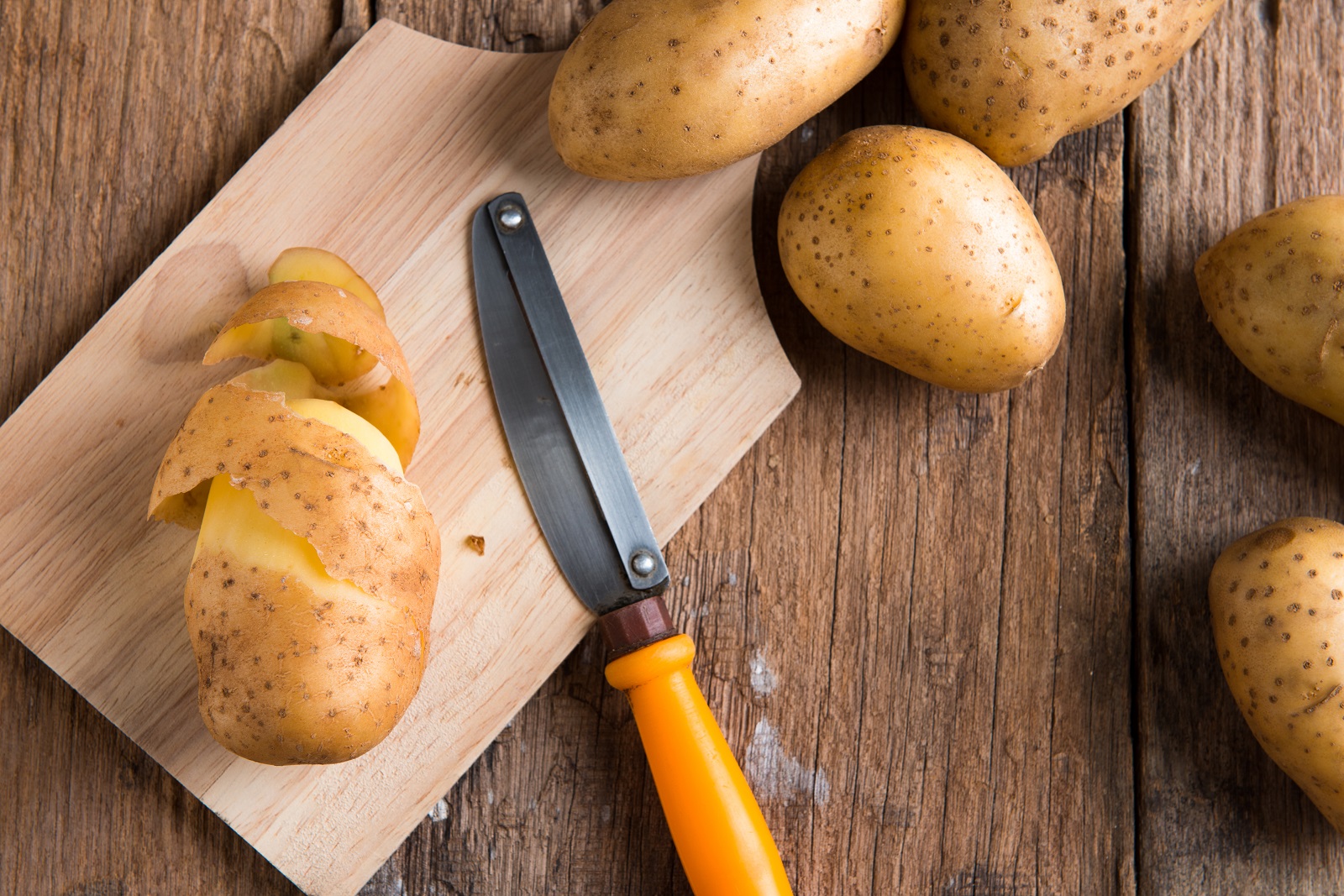 Peeling potatoes with steam фото 103