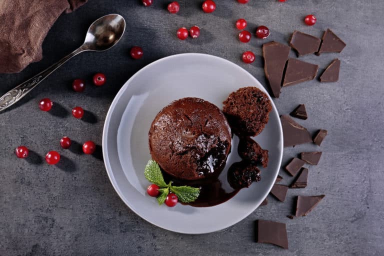 Chocolate lava cakes