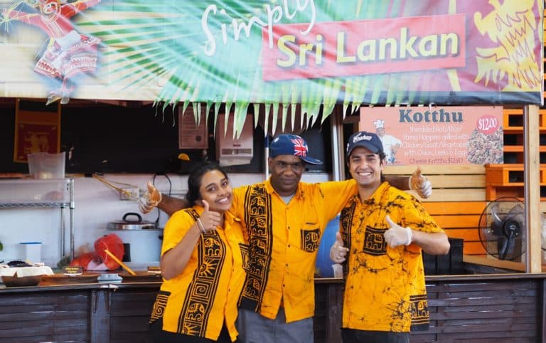 Sri Lankan street food