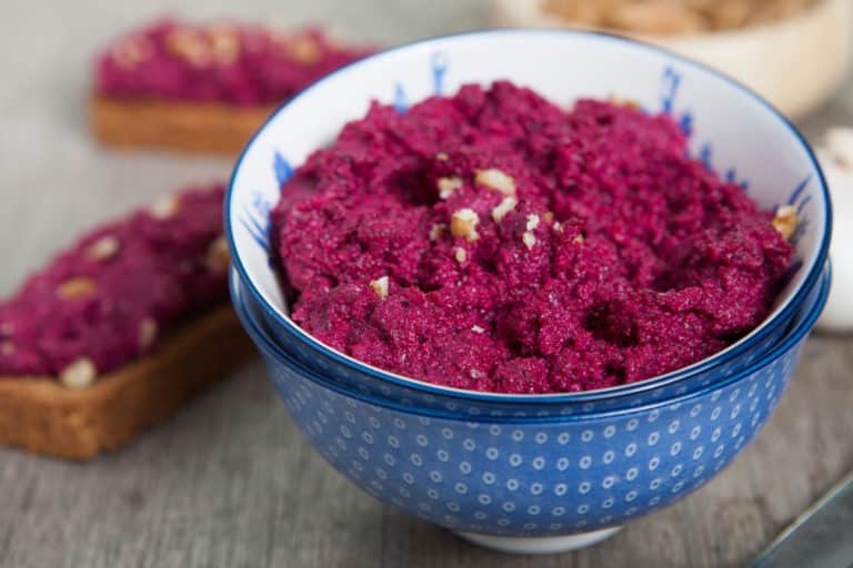 Roasted beetroot and ricotta dip