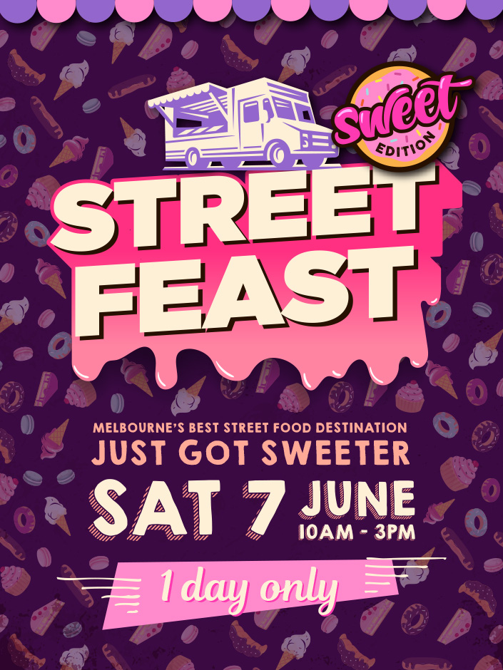 dandenong market street feast sweet edition artwork 2025